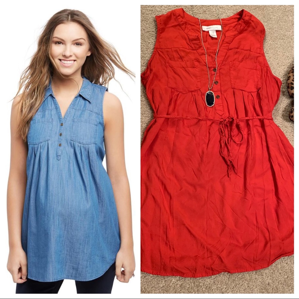Motherhood | Two-Pocket Maternity Tunic